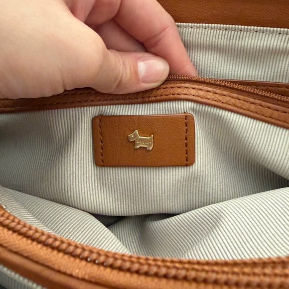 Radley London Burnham Beeches Brown Leather Shoulder Bag - Picture 9 of 14